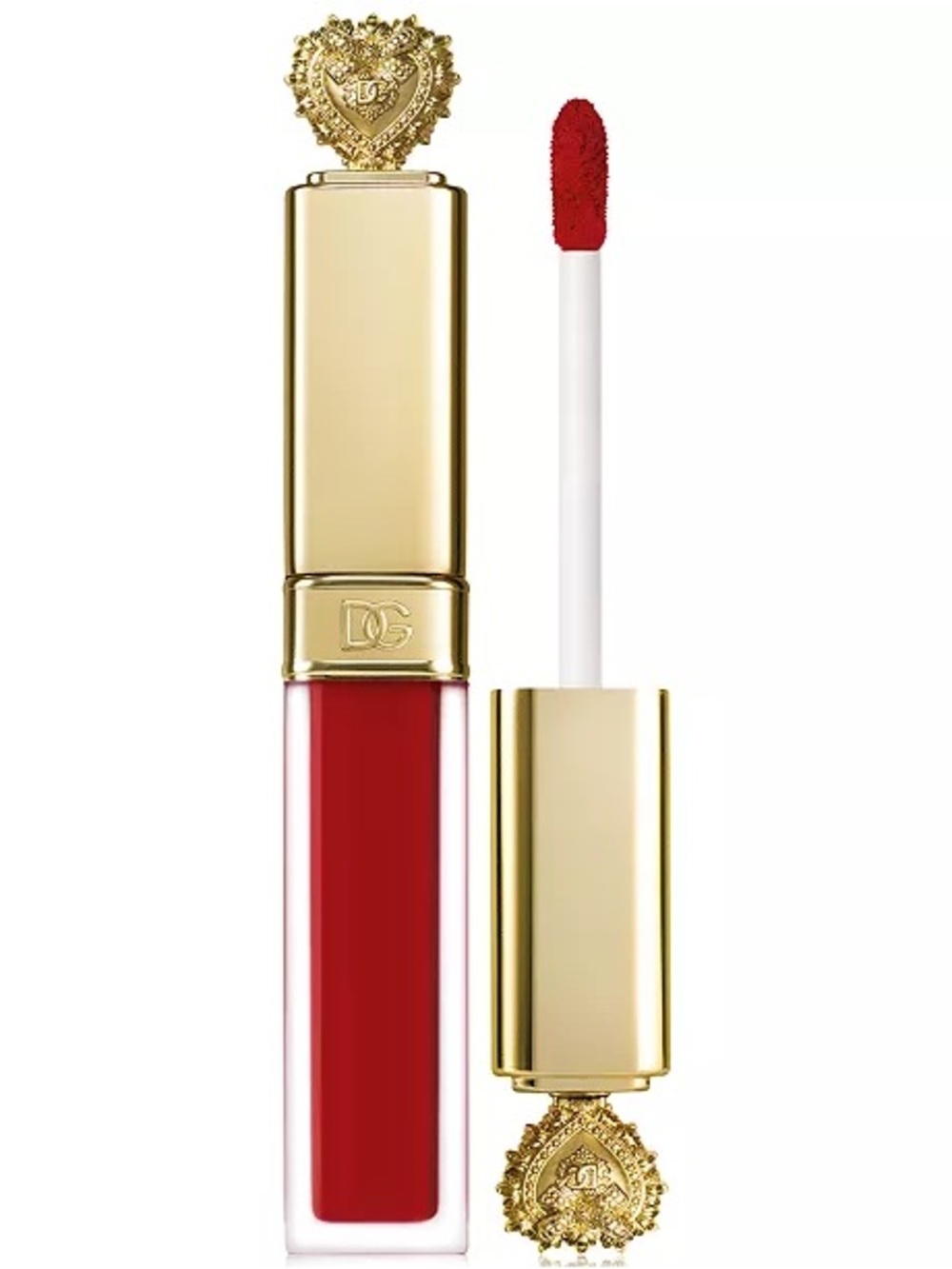 Dolce & Gabbana Liquid Lipstick — Deep Red Satin 405 Decotion